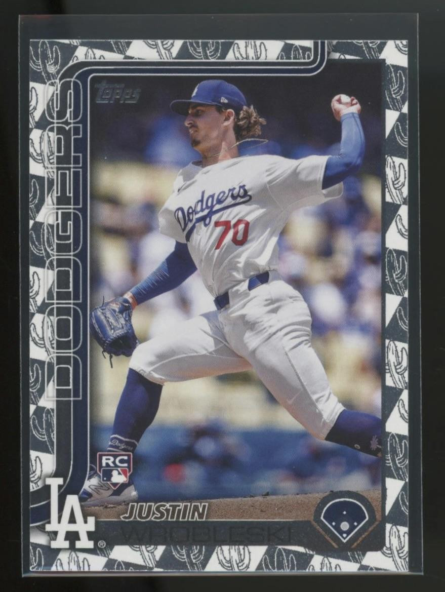 Justin Wrobleski 2025 Topps Series 1 Baseball Spring Training Foil