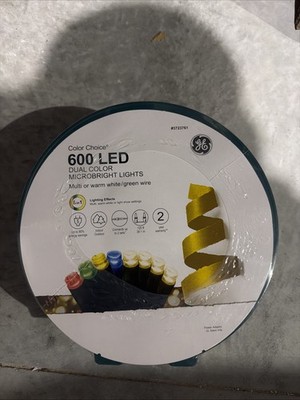 GE Color Choice 600-Count 125-Ft Multi-Function Color Changing LED Green Wire