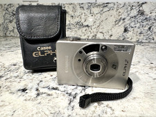 CANON ELPH 2 Point Shoot Advantix Film Camera Zoom Lens Silver w/OG Case GUC
