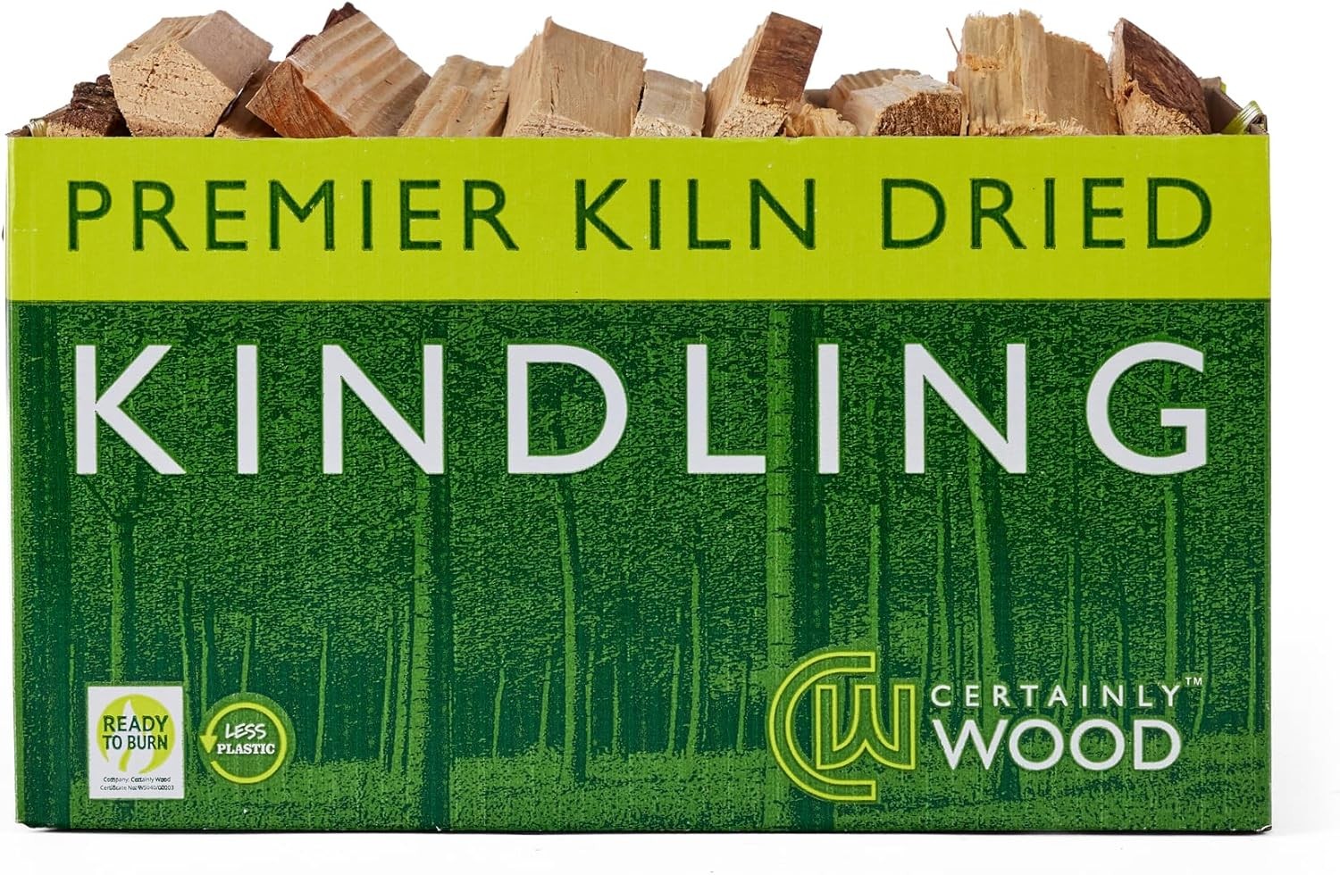 Certainly Wood Kindling - Kiln Dried Natural Firelighters for Woodburning Stove