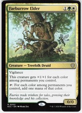 Faeburrow Elder 53 Rare Commander: Lorwyn Eclipsed Magic: The Gathering LP