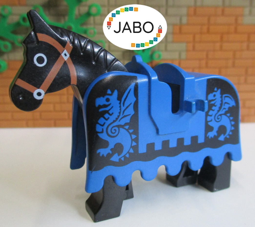Lego 2490px2 Satteldecke mit Pferd Ritterburg Pferdedecke 1584 6060 6086