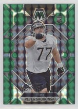 2023 Panini Mosaic Rookies Green Mosaic Prizm Peter Skoronski #355 1o8k