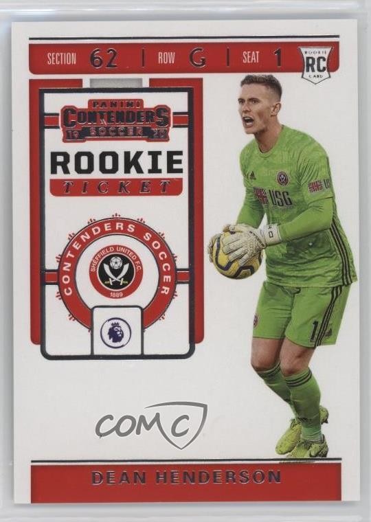 2019-20 Panini Chronicles Contenders Rookie Ticket Dean Henderson #RT-27 8c1