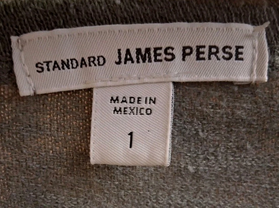 James Perse Women's Long Sleeve Relaxed Top Size 1 Small Gray Soft Round Neck  - Image 4 of 4