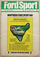 FORD SPORT Club Magazine Motor Sport F1 Oct 1972 GT40
