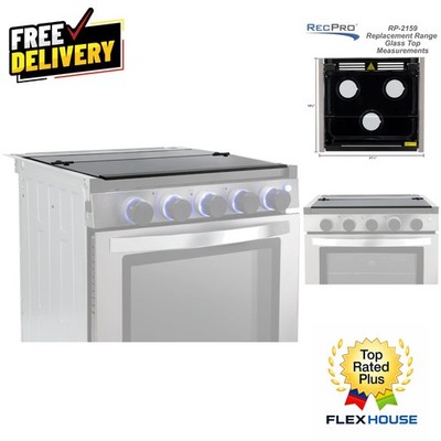 Elegant RV Glass Stove Top Replacement | Compatible with Greystone 17 & 21