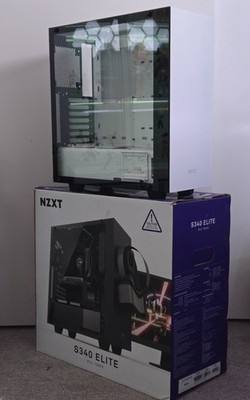 NZXT S340 Elite White ATX Mid Tower Gaming Computer Case