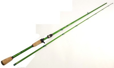 Collapsible Carrot Stix CASTING 7' 6'' Medium Wild Green PRO Inshore Fishing Rod