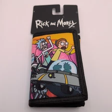 NWT Cartoon Networks Adult Swim Rick and Morty Mr. Meeseeks Tri-Fold Wallet