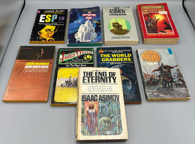 SciFi Paperback Book Various Authors Asimov Brunner & More Lot of 9