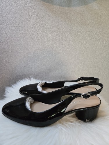 Stuart Weitzman Bridgt 50 Leather Slingback Pump Women's Ret $475 Sz9 - Picture 8 of 13