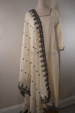 Indian Customized Cotton Kota 3 Piece Set Heavy Embroidered Dupatta Ethnic Wear