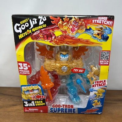 Heroes of Goo Jit Zu's Goo-Tron Supreme Figure New in Package Box Damage
