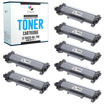 7-Pack Compatible CMYi TN830 Printer Cartridge fits Brother DCP-L2640DW L2647DW