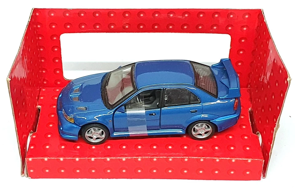 Cararama escala 1/43 25020 - Mitsubishi Lancer Evolution VI - Met. Azul Foto 4 de 4