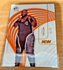 Shane Taylor 2025 Upper Deck AEW SP Signature Orange # 87 (#d 15/75)