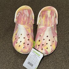 Crocs Classic Glow Marbled Clog Size J2