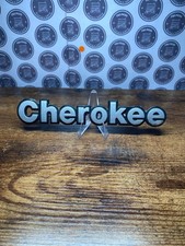 Jeep Cherokee metal car badge