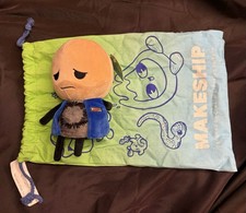 NUEVO CON ETIQUETAS Y Bolso Makeship Peluche Sad Larry Cyanide & Happiness LE Explosm Entertainment