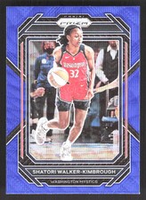 2023 Panini Prizm WNBA #90 Shatori Walker-Kimbrough Blue Wave