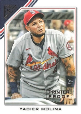 2022 Topps Gallery #148 - Yadier Molina St. Louis Cardinals