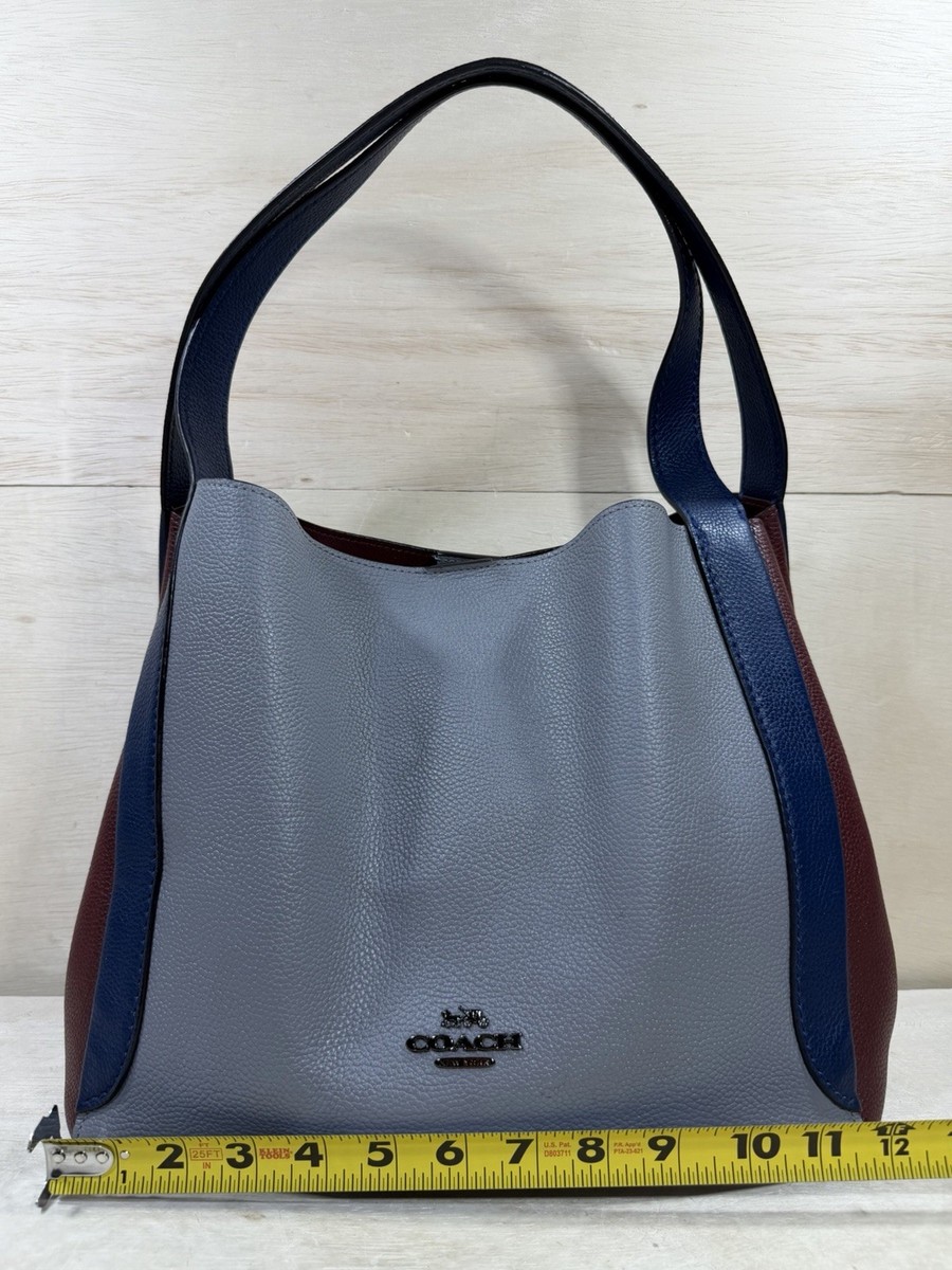Coach 76088 Hadley Hobo Color-block Soft Pebbled Leather Shoulder