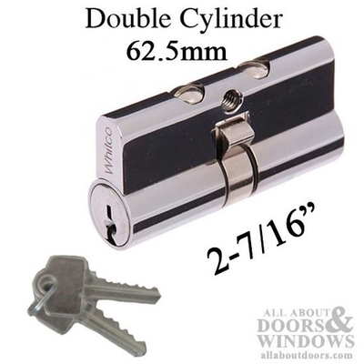 #ad Whitco W8422 5 Pin Profile Cylinder Lock Single Keyed Entry Sold Each $37.13