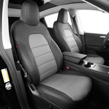 Coverdream Custom Fit Car Seat Covers For Tesla Model S 2014-2026 5-seat Leather