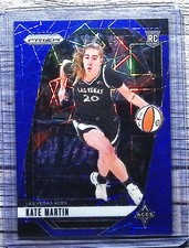 2024 Panini Prizm WNBA #126 Kate Martin Blue Velocity Prizms