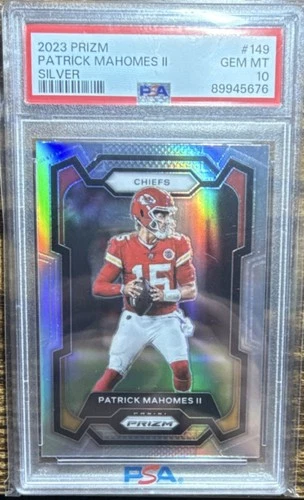 2023 Panini Prizm Football Patrick Mahomes II #149 Silver Prizm PSA 10 Chiefs