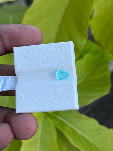 NATÜRLICHER PARAIBA TURMALIN 0,68 Karat -7x5 mm LOSE EDELSTEINE SIEHE VIDEO