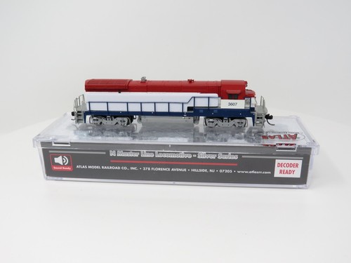 Atlas N 40005446 BC Rail British GE B36-7 Diesel Locomotive DC Freight Train - Imagen 4 de 8