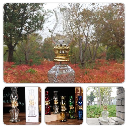 Lantern Oil Lamp Retro Lanterns Outdoor Kerosene Decorate Camping - Picture 3 of 5