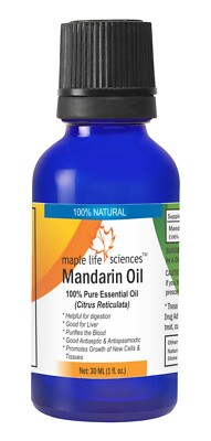 Ätherisches Mandarinenöl 100% reines & natürliches Öl Citrus Reticulata 