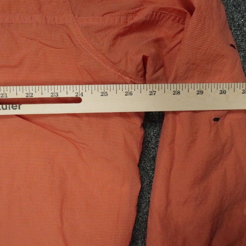 Nike Jacket Mens Large Orange Red Tech Pack Woven Lined Bomber Full Zip Pockets - Picture 8 of 10