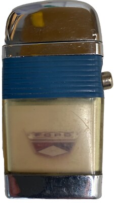 VINTAGE SCRIPTO VU-LIGHTER   FORD   ADVERTISING LIGHTER 1960s