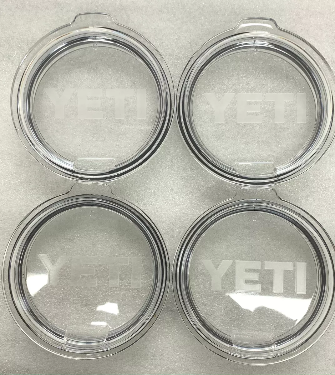 4 Brand New 30oz Rambler Yeti Tumbler plain Lids YRAM30-Lids