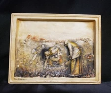 3d Relief Reproduction Of John Francoise Millet's "The Gleamers"