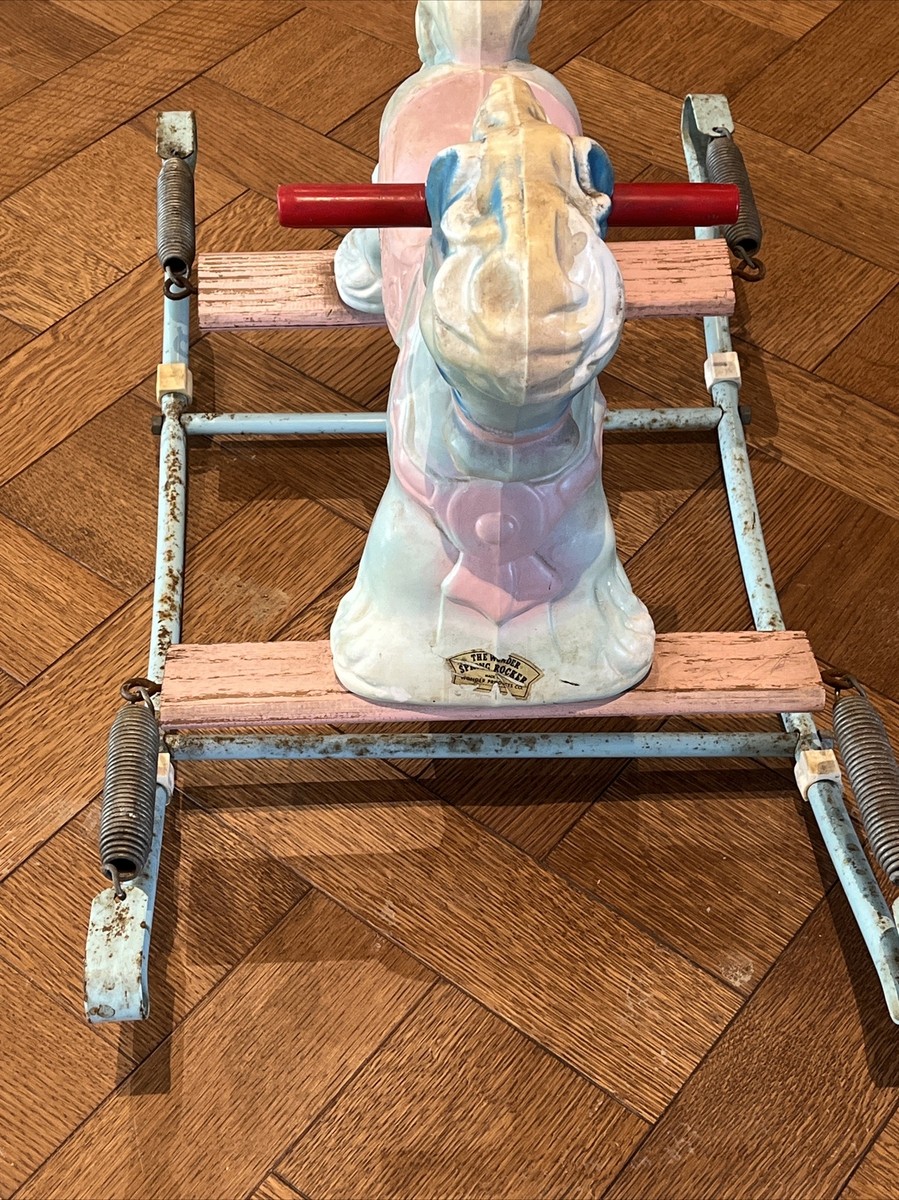 Vintage Wonder Pony Rocking Spring Horse Ride Toy Kids Western