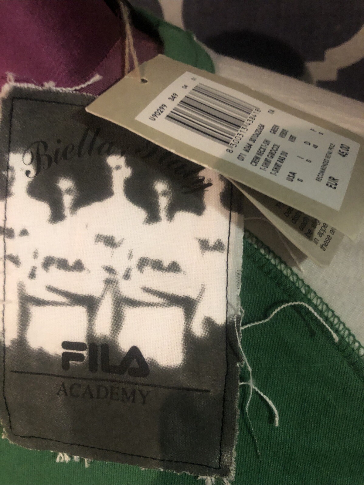 T shirt Fila Academy Biella Italia taglia small prezzo di listino 40€