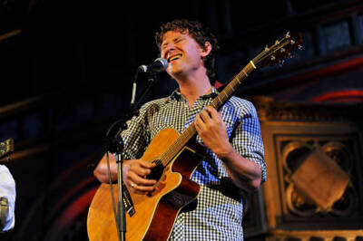 Mark Peters of British dream pop band Engineers live on stage at t- Old Photo 4