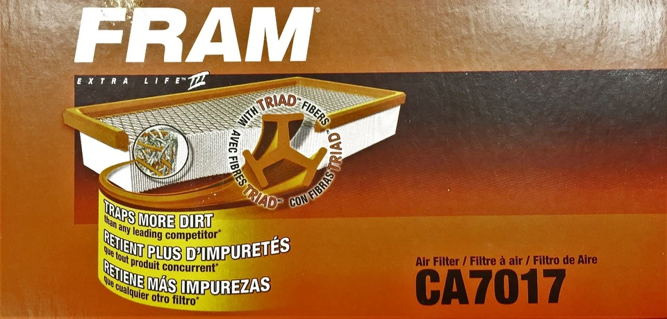 Filtro de aire FRAM Extra Life III CA7017 [Lote de 2] Nuevo de Lote Antiguo Foto 3 de 3