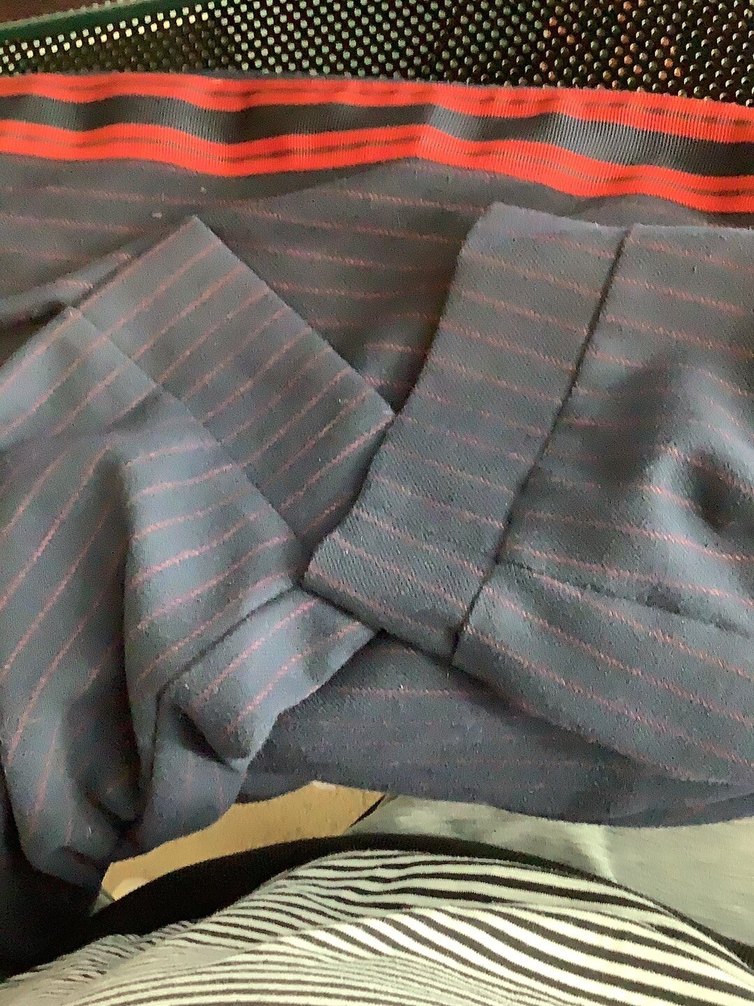 Zara Basic Collection S blue pull on pants with r… - image 9