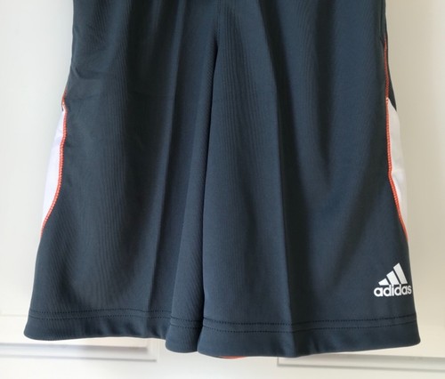 NWT Adidas Lot of (2) Orange, Gray & White; Shorts & Short Sleeve Shirt; Sz S/7X - Picture 8 of 12