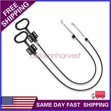 2Pcs Sofa Recliner Cables Recliner Release Pull Cables D-Ring Handle Replacement