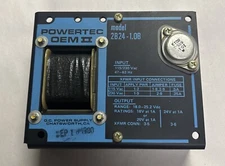 POWERTEC,2B24-1.0B,DC POWER SUPPLY NOS