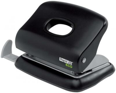 Rapid Locher Bürolocher Fashion ECO, Stanzleistung: 20 Blatt, schwarz