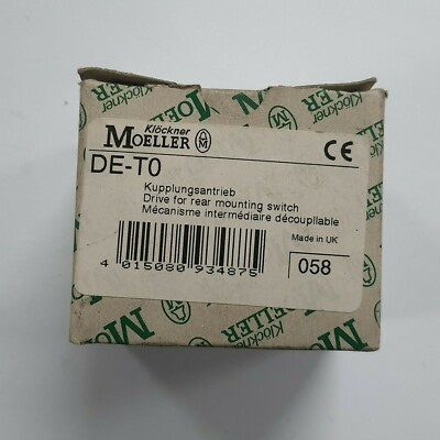 MOELLER DE-T0 Kupplungsantrieb - NEU/OVP - worldwide, RECHNUNG