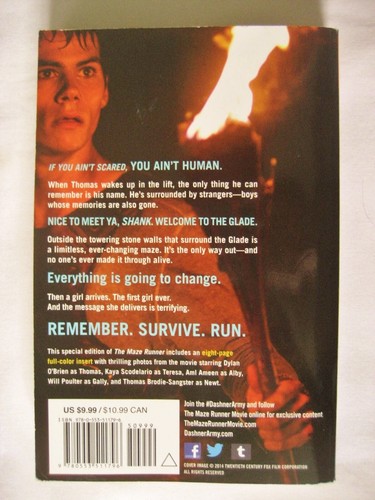 The Maze Runner (# 1) by James Dashner Very Good 2014 Paperback 9780385385206 - Picture 2 of 4